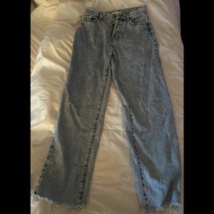 pacsun size 24 straight leg jeans